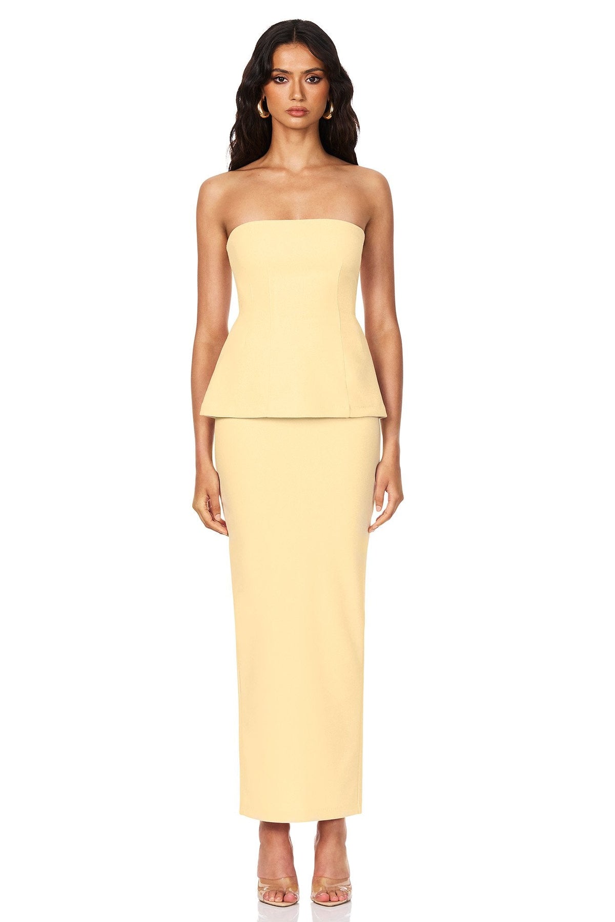 Nookie Caroline Maxi Skirt - Lemon
