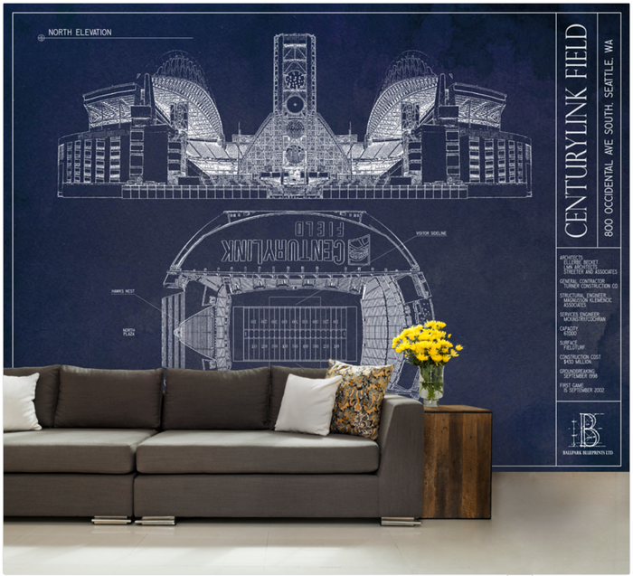 Centurylink Field Wall Mural