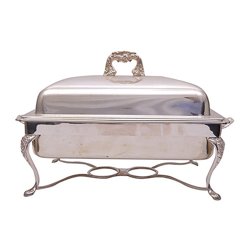 Chafer - 8 qt Rectangular Silver