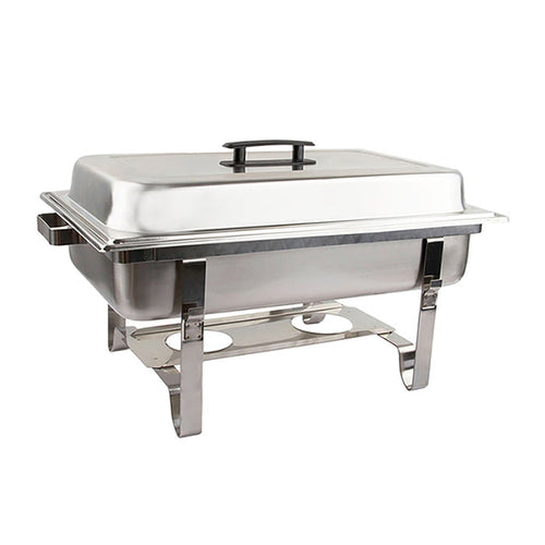 Chafer - 8 qt Rectangular Stainless Steel