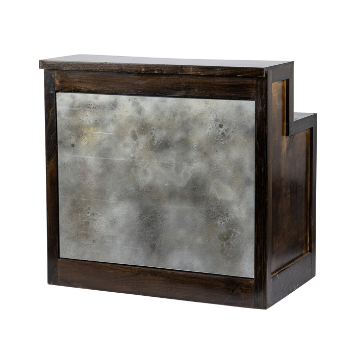 Chameleon Bar: Mahogany Antique Mirror