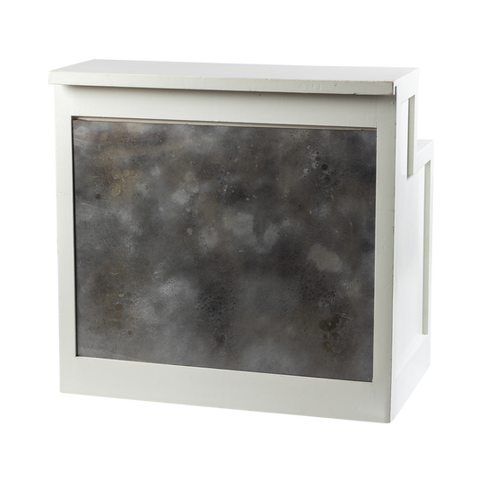 Chameleon Bar: White Antique Mirror
