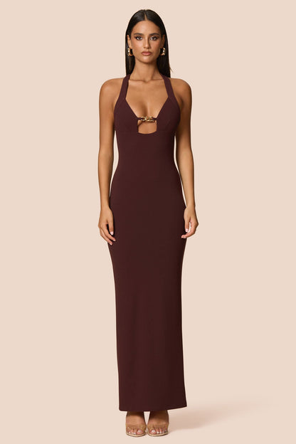 Nookie Charm 2-Way Gown -  Cocoa