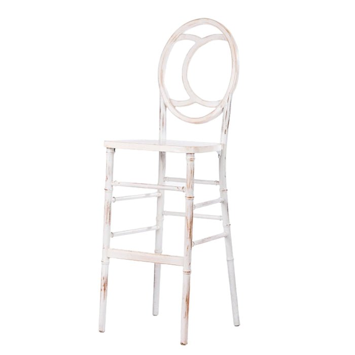 Chloe Whitewash Bar Stool