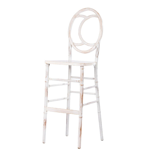 Chloe Whitewash Bar Stool