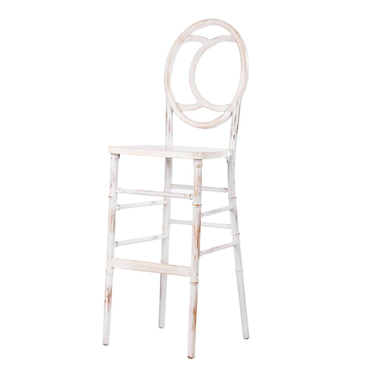 Chloe Whitewash Bar Stool