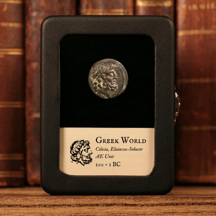 Cilicia, City of Elaiussa-Sebaste, AE Unit, Zeus & Nike - 100 to 1 BCE - Greek World