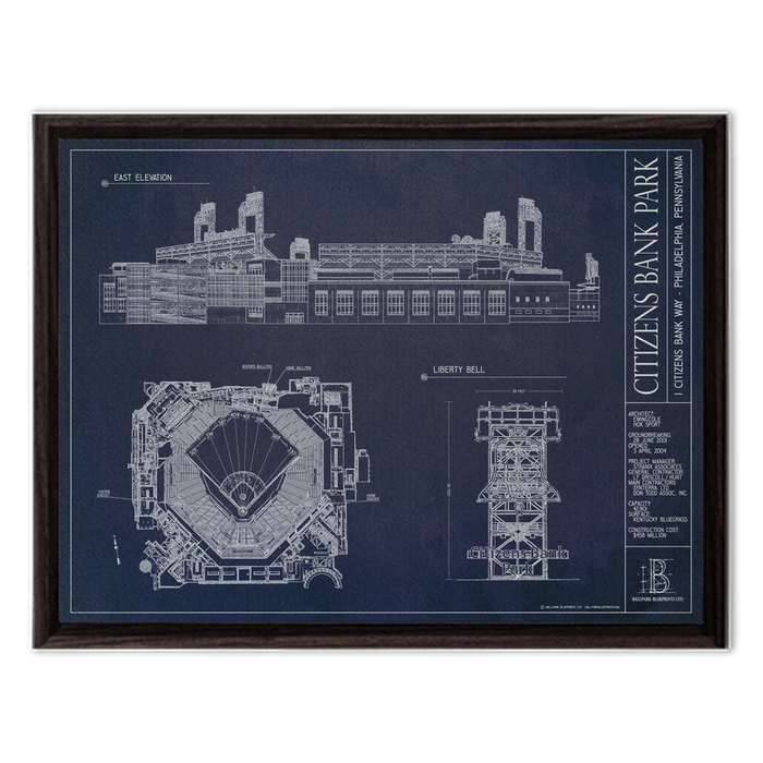 Framed Canvas - Small - Walnut