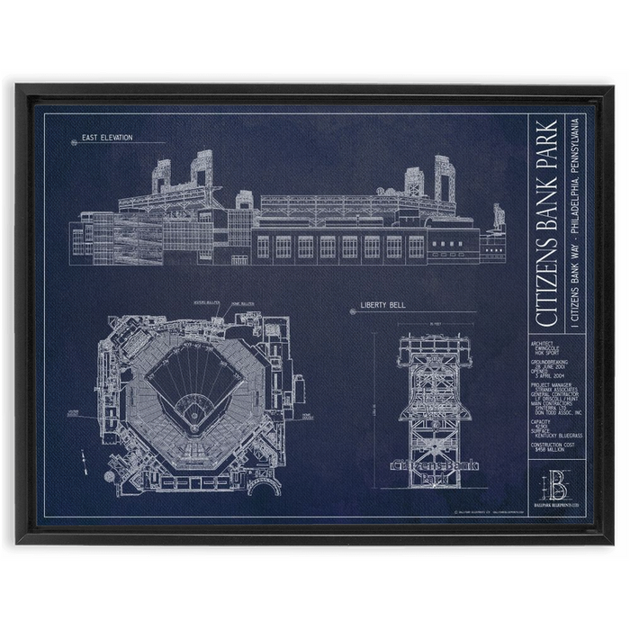 Framed Canvas - Large - Black