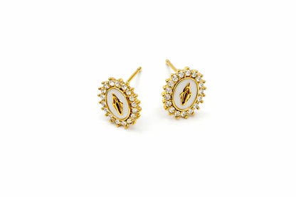 Coastal Kids Our Lady of Lourdes Earrings