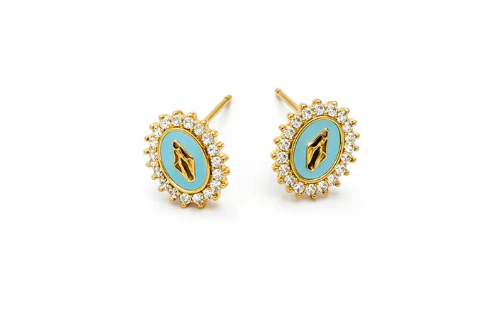 Coastal Kids Our Lady of Lourdes Earrings