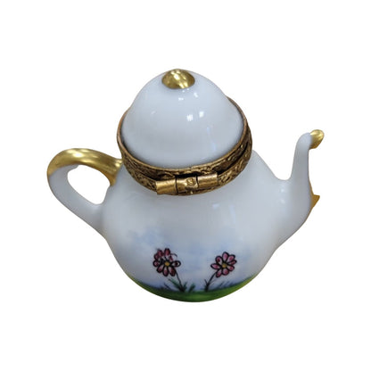 Cow Lait Tea Pot Limoges Box Porcelain Limoges China French Trinket Box