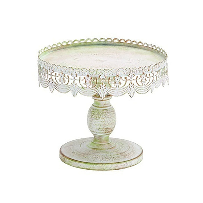 Dessert Stand - 10" Antique White