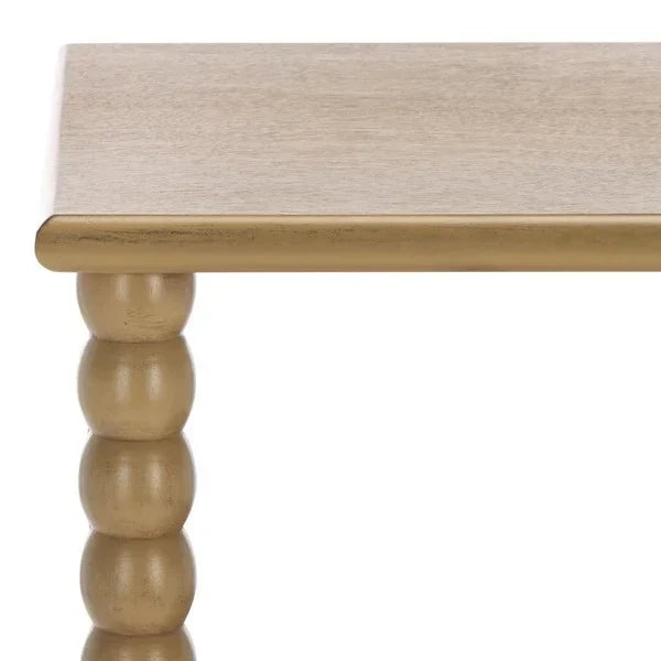 Dilyn Wood 5-Tier Shelving Unit in Desert Brown - The Mayfair Hall
