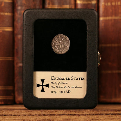 Duchy of Athens, Guy II de la Roche, BI Denier - 1294 to 1308 CE - The Crusades