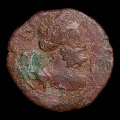 Egypt, Alexandria, Emperor Galba, AE Unit, Nilus (God of the Nile River) - 68 to 69 CE - Roman Provinces