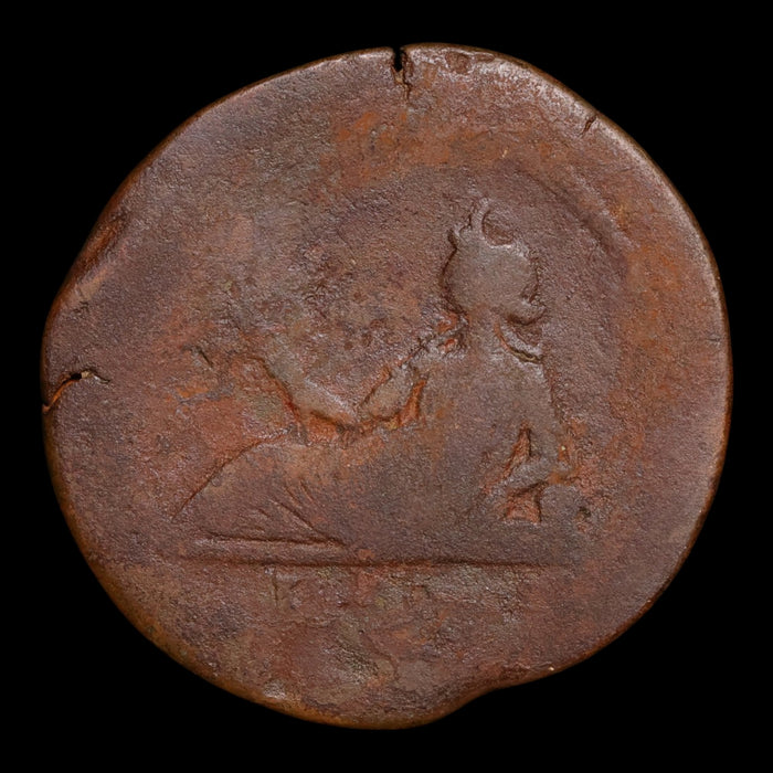 Egypt, Alexandria, Emperor Hadrian, AE Drachm, Euthenia (Prosperity) - 123 to 124 CE - Roman Provinces