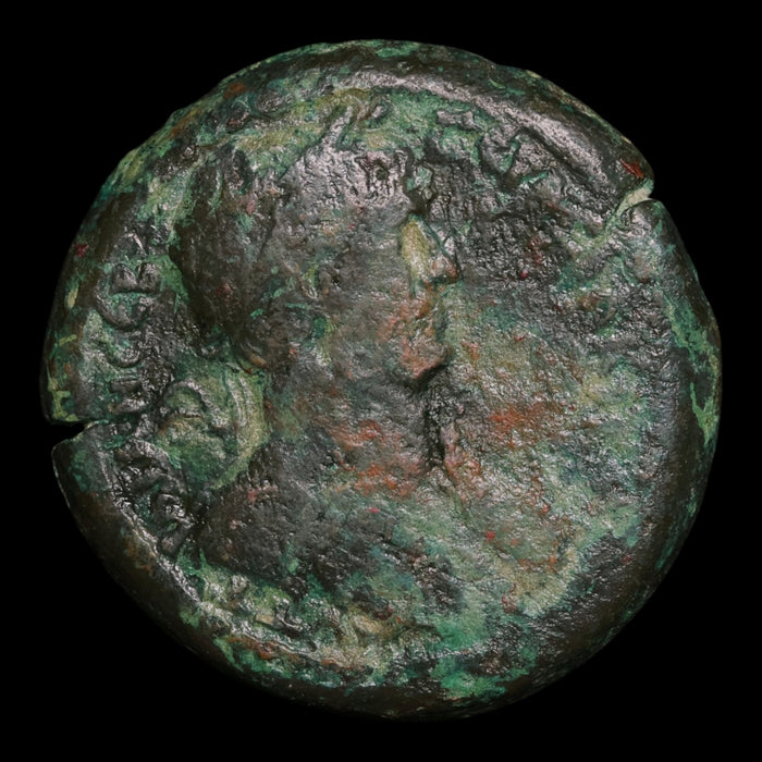 Egypt, Alexandria, Emperor Trajan, AE Drachm, Nilus (God of the Nile River) - 112 to 113 CE - Roman Provinces