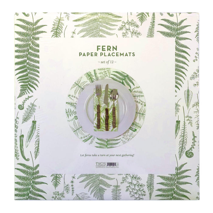 Fern Paper Placemats