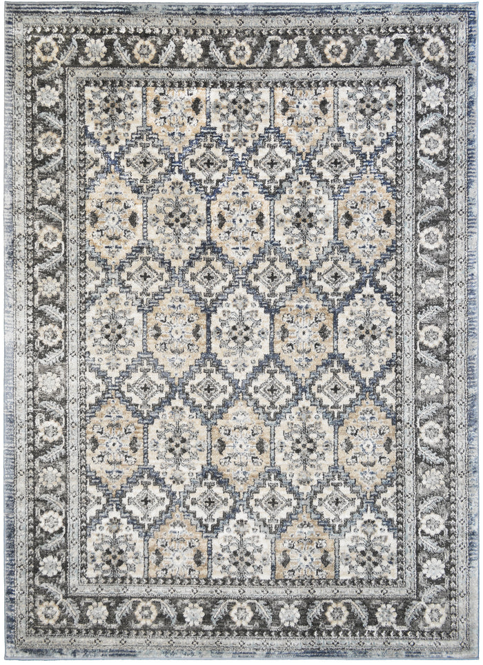 Firenze Stately Blue Area Rug
