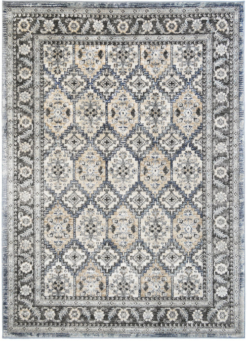 Firenze Stately Blue Area Rug