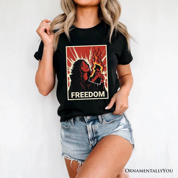 Freedom Free Iran Protest T-Shirt, Persian Revolution Activist Tee OrnamentallyYou