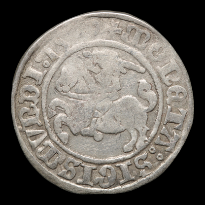 Grand Duchy of Lithuania, Sigismund I, Half Groat  - 1509 to 1518 CE - Eastern Europe - 10/19/23 Auction