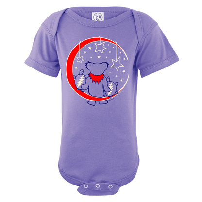 Grateful Moon Baby Short Sleeve One Piece | Little Hippie