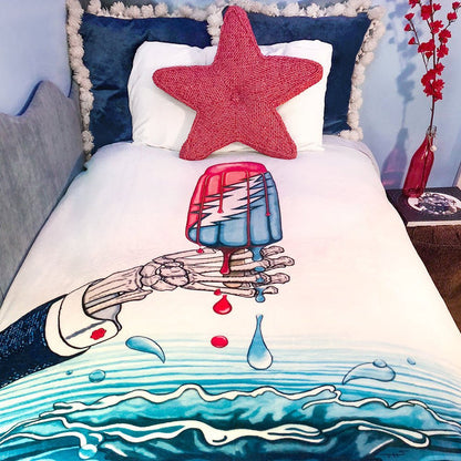 Grateful Dead Rocket Pop Coral Fleece Blanket | Little Hippie