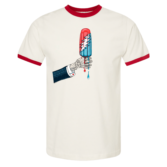 Grateful Dead Rocket Pop Men's Ringer T