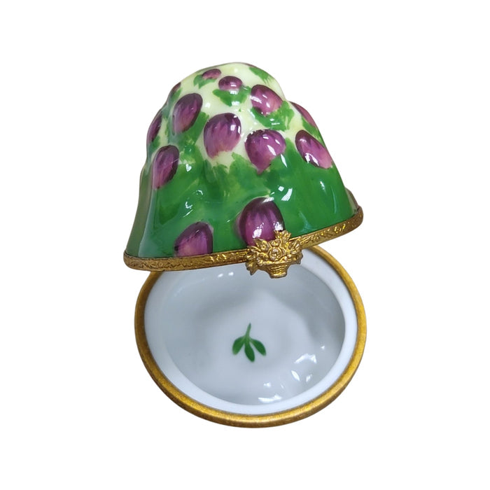 Artichoke Porcelain Trinket Box Porcelain Limoges fruit Vegetables French Trinket Box