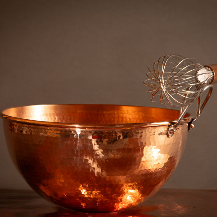 Hand-Hammered Copper Mixing Bowls by Sertodo