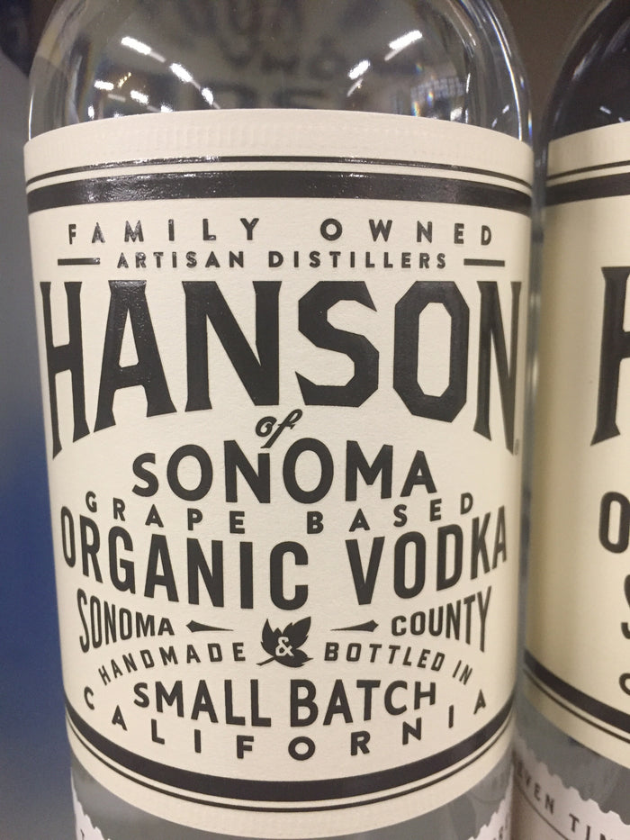 HANSON ORGANIC VODKA