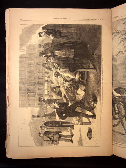 Harper's Weekly: "French Peasants" Cover, Franco–Prussian War, Soldiers at Versailles  — Dec. 24th, 1870
