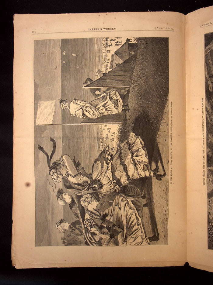 Harper's Weekly: "Going to Market," Franco–Prussian War, Archery & Rifles — Aug. 6th, 1870