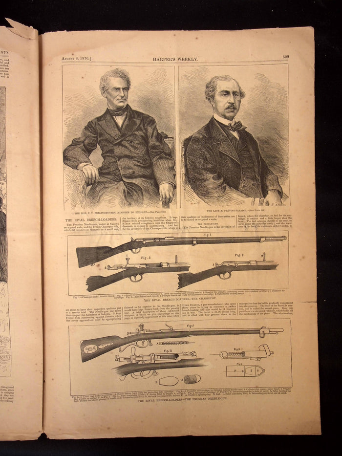 Harper's Weekly: "Going to Market," Franco–Prussian War, Archery & Rifles — Aug. 6th, 1870