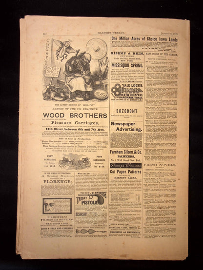 Harper's Weekly: "Going to Market," Franco–Prussian War, Archery & Rifles — Aug. 6th, 1870
