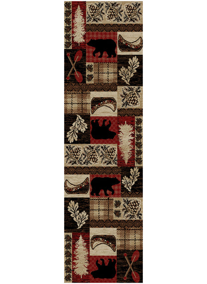Hearthside Fall Ridge Red Area Rug