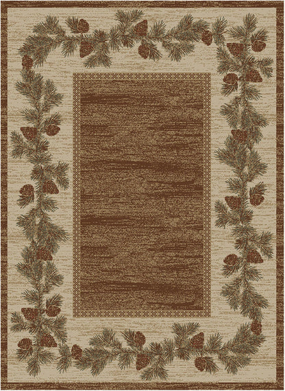 Hearthside Mountain View Brown Area Rug