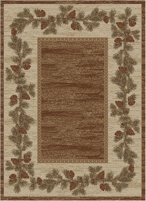 Hearthside Mountain View Brown Area Rug