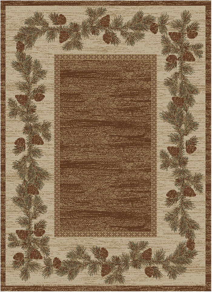 Hearthside Mountain View Brown Area Rug
