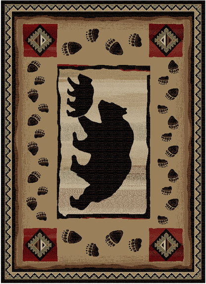 Hearthside Take The Lead Brown Area Rug