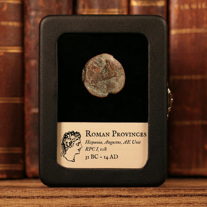 Hispania, Julia Traducta, Augustus (First Emperor of Rome), AE Unit - 31 BCE to 14 CE - Roman Provinces
