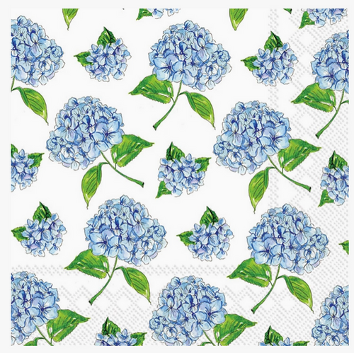 Hydrangea Scatter Paper Cocktail Napkins 20ct