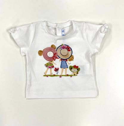 Summer Hats Shirt w/ Bow Sleeves & Olive Shorts | 6month Clothing Mayoral Clothing