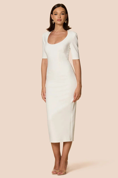 Nookie Blair Midi Dress - White
