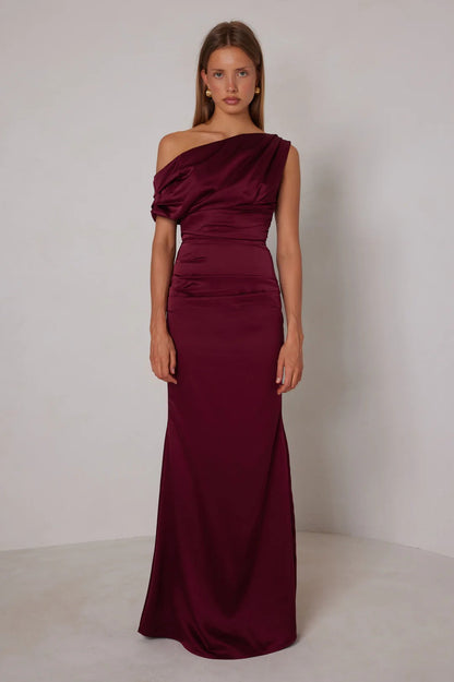 Maximus Dress - Wine