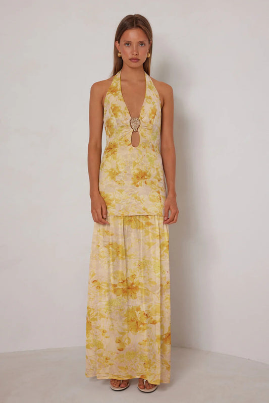 Madeleine Dress - Amber Haze