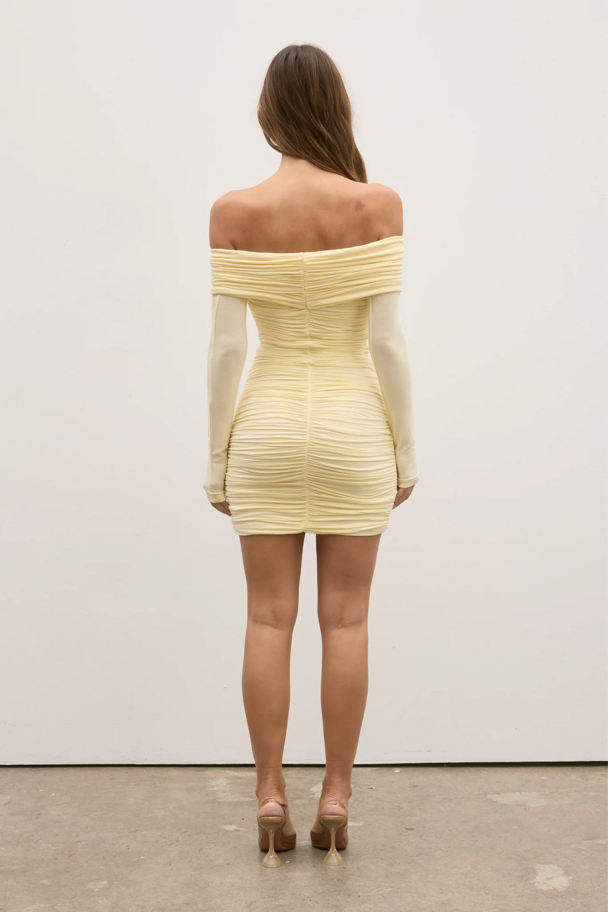 Eva Mini Dress - Lemon