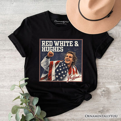 Jack Hughes USA Gold Hockey T-Shirt, American Sport Pride Tee T-Shirts OrnamentallyYou Black XS